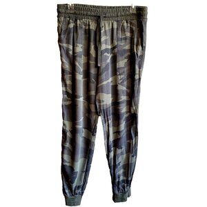 Splendid Pants Womens Joggers Camouflage Pockets Banded Hem Drawstring Waist M